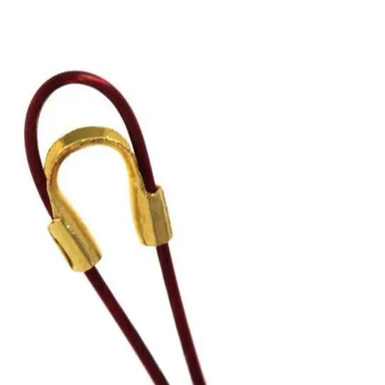 Wire guard, forgyldt messing 4.5x4mm Tax