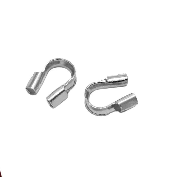 Wire guard, forsølvet messing 4.5x4mm Tax