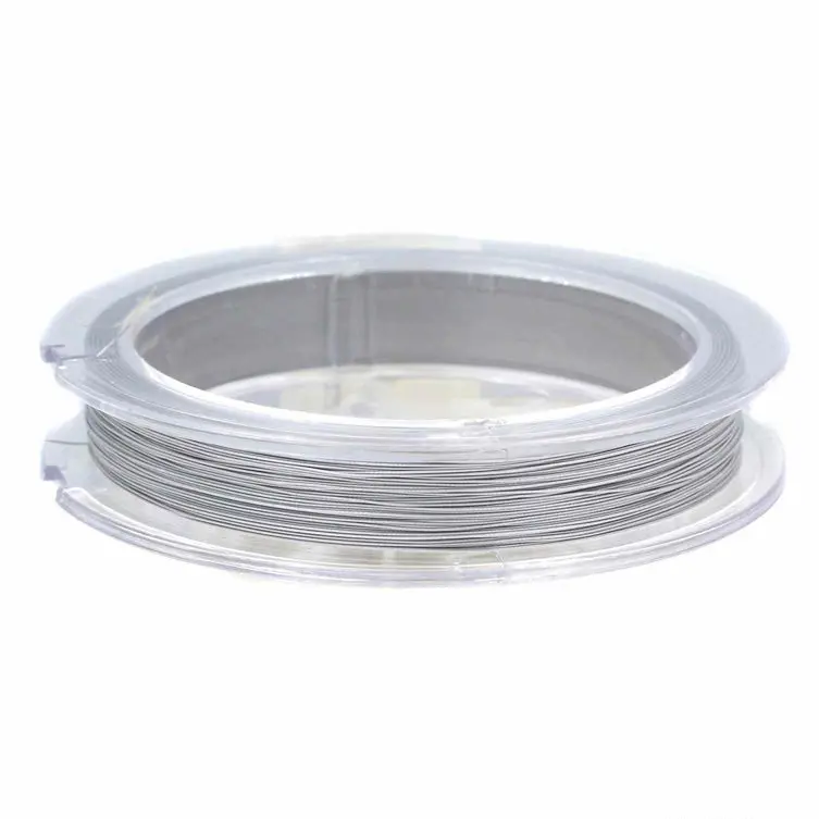 Tigerwire, japansk lys sølv, stål, 0,32 mm Tax