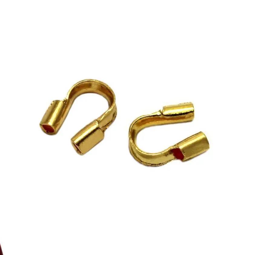 Wire guard, forgyldt messing 4.5x4mm Tax