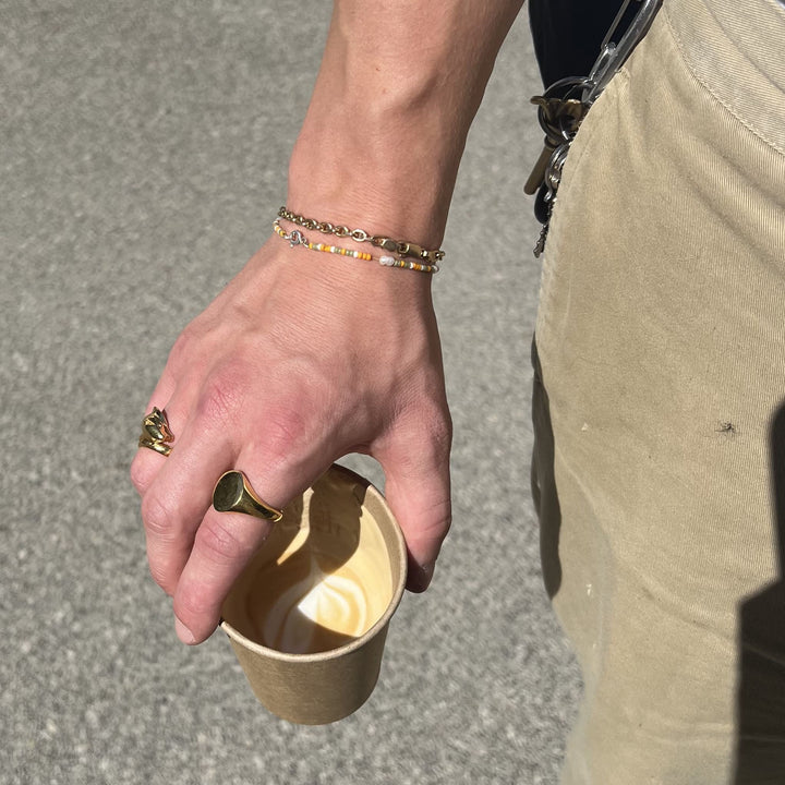 Find Fingerring, oval signet ring, forgyldt sterlingsølv hos Beadhouse of Copenhagen i dag, med en altid hurtig levering!