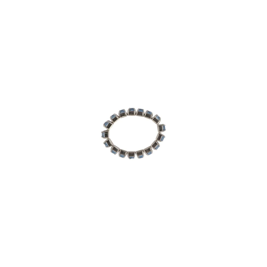 Fingerring, simili, forsølvet messing, flere varianter 