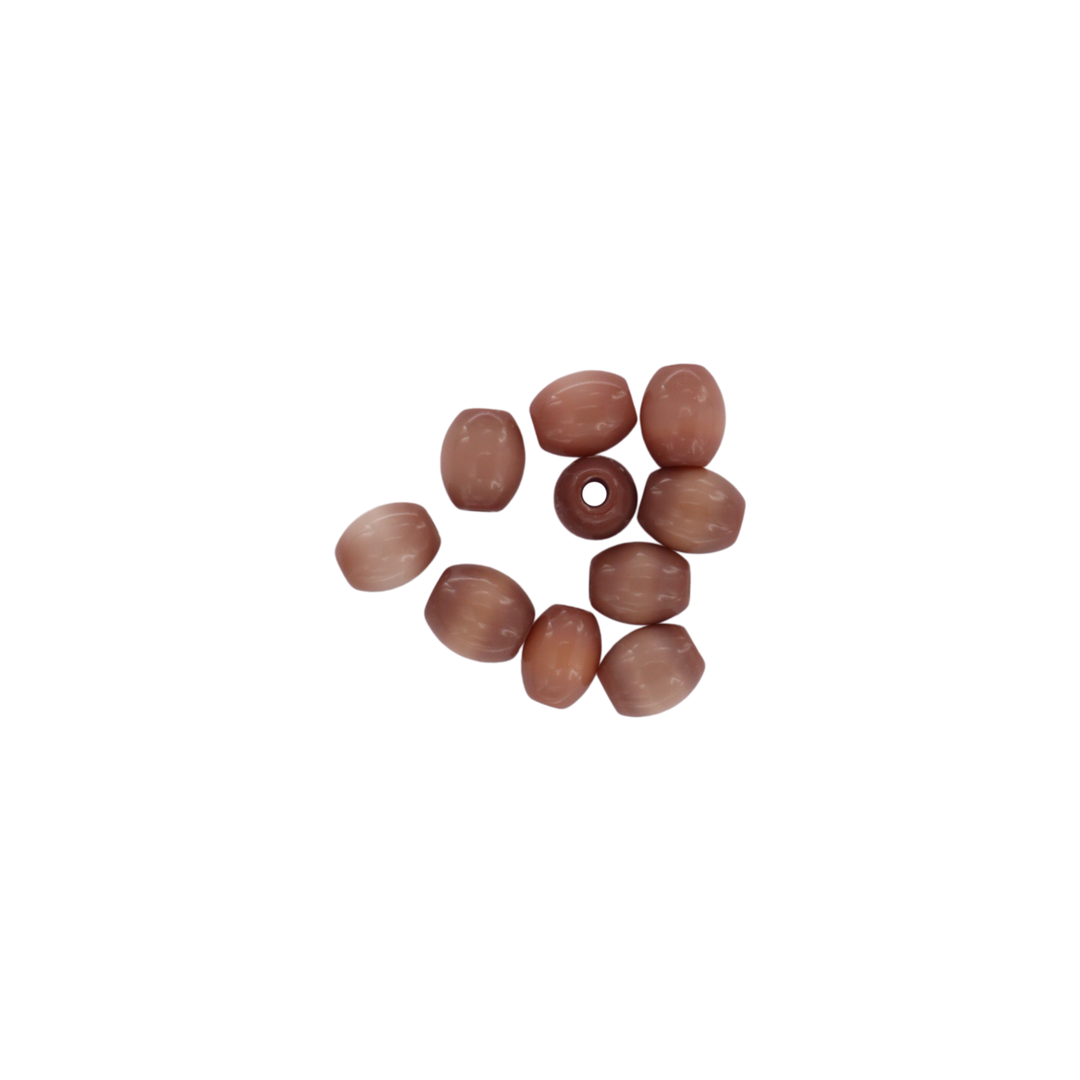 Find Glasfiberperler, oval, brun, 10x8 mm, 10 stk hos  Beadhouse of Copenhagen i dag. Husk gratis fragt over 400kr.
