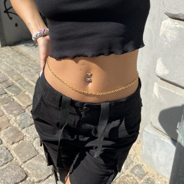 Find Mavekæde, rillet flad rund anker kæde, forgyldt aluminium, 70-90 cm/5,5 mm hos Beadhouse of Copenhagen i dag, med en altid hurtig levering!