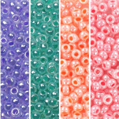 Find Mix glasperler, miyuki rocailles seed beads, shiny colors mix hos Beadhouse of Copenhagen i dag, med en altid hurtig levering!
