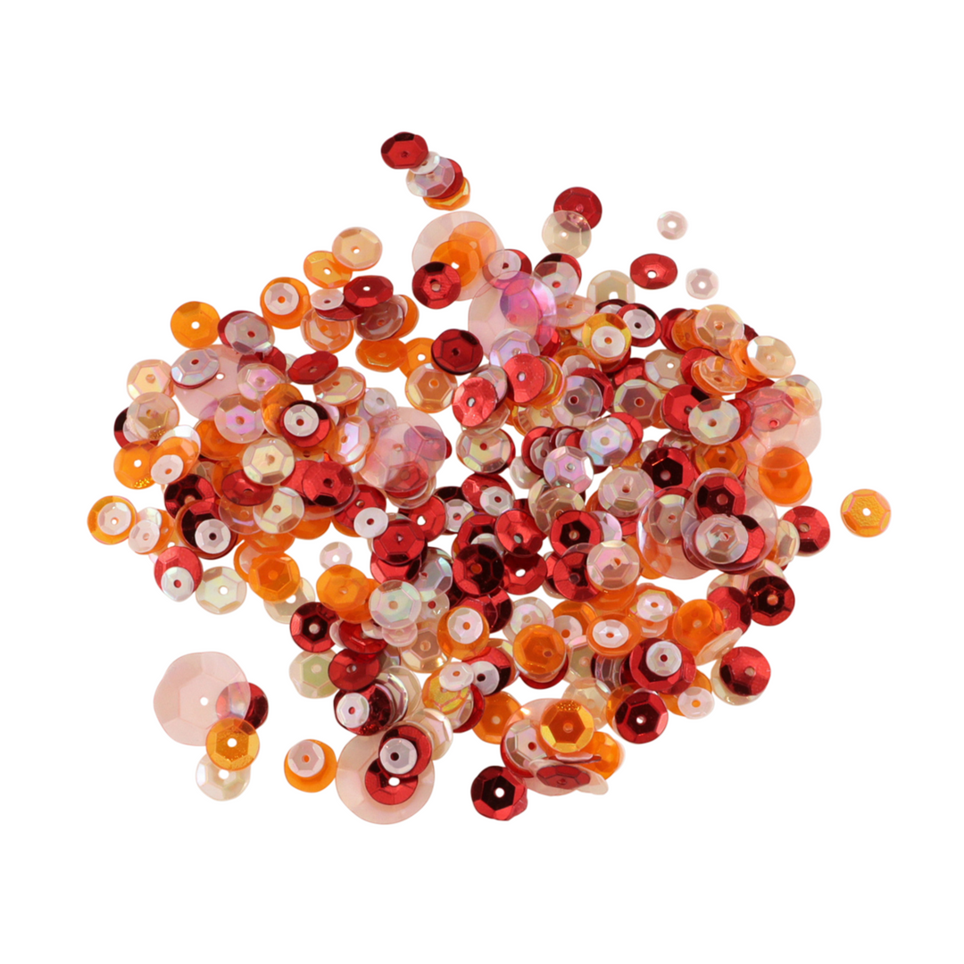 Palietter, runde, mix, 10-40g Beadhouse of Copenhagen