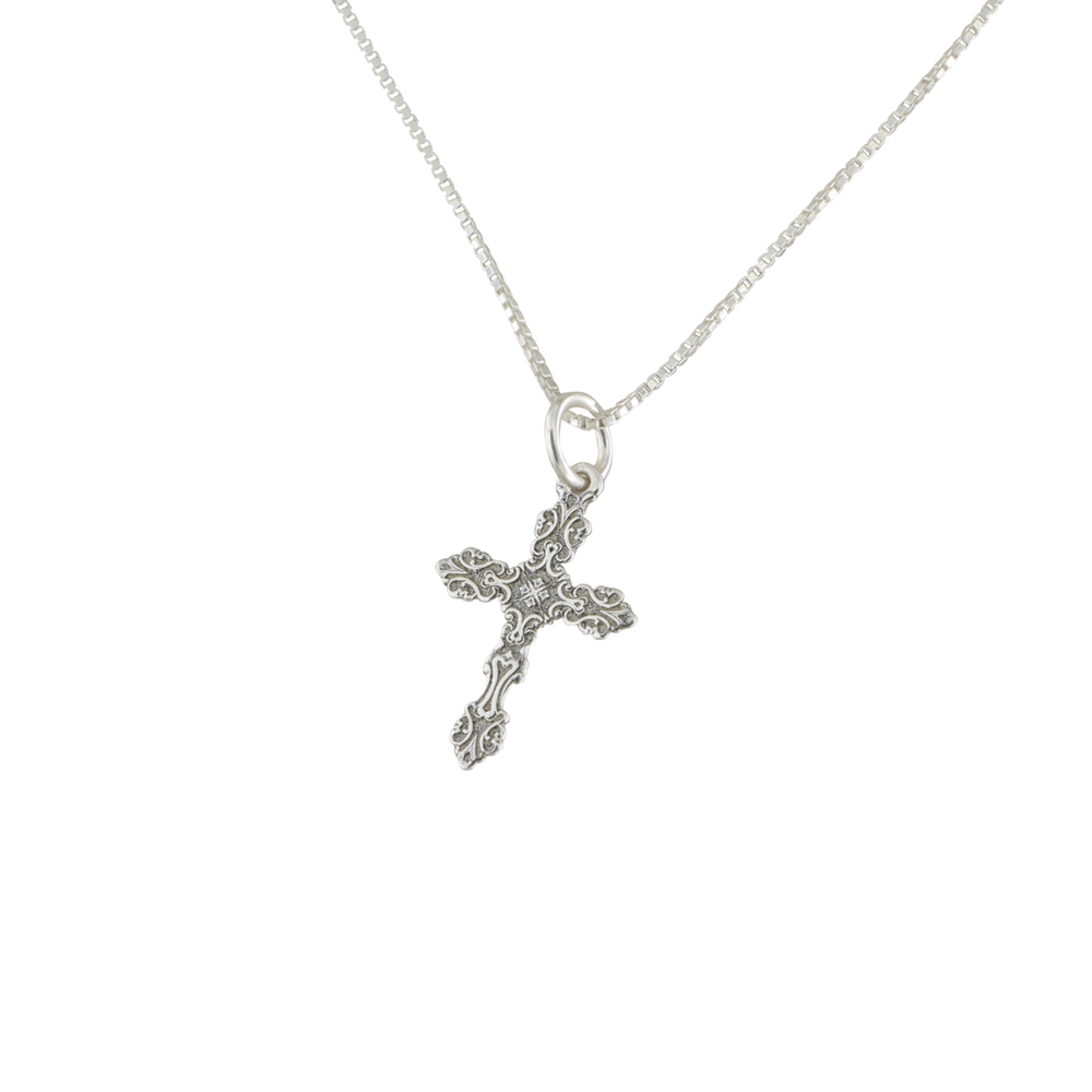 Find Vedhæng, indgraveret kors med øsken, 12x22mm, sterlingsølv hos Beadhouse of Copenhagen i dag, med en altid hurtig levering!