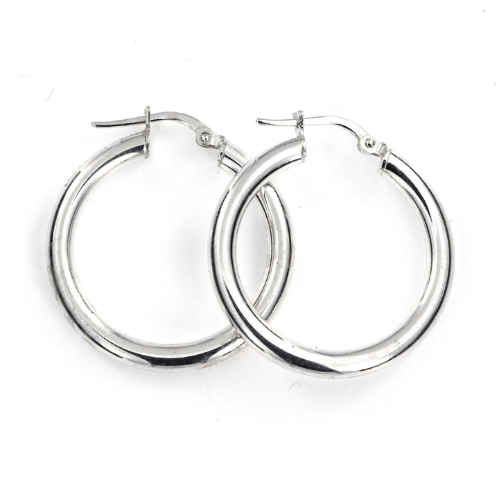Find Øreringe, hoops, sterlingsølv, 26 x 3 mm, 103c hos Beadhouse of Copenhagen i dag, med en altid hurtig levering!