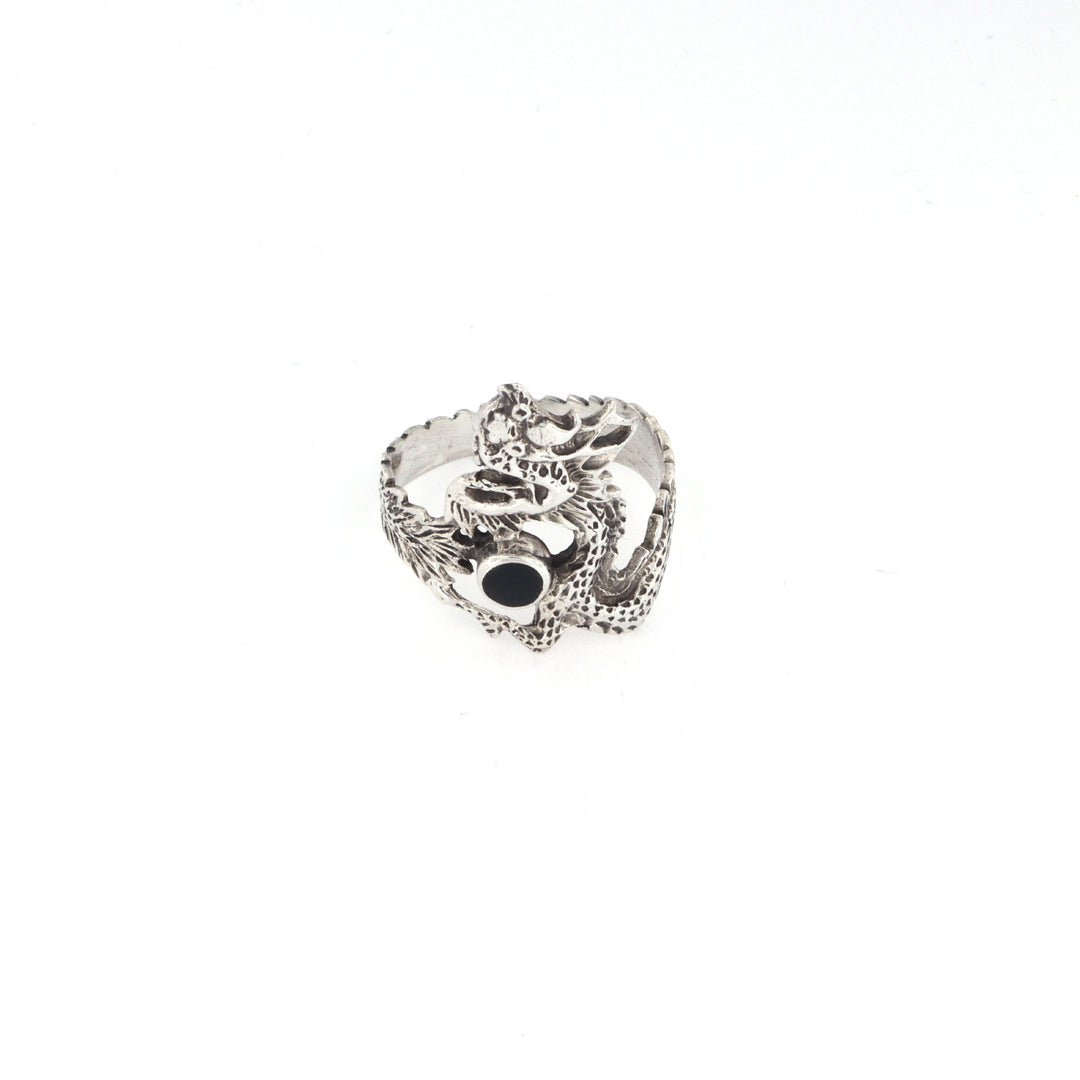 Find Fingerring, drage med onyx, sterlingsølv hos Beadhouse of Copenhagen i dag, med en altid hurtig levering!