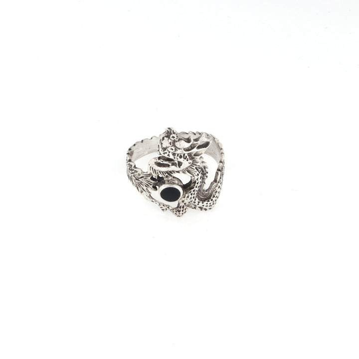 Find Fingerring, drage med onyx, sterlingsølv hos Beadhouse of Copenhagen i dag, med en altid hurtig levering!