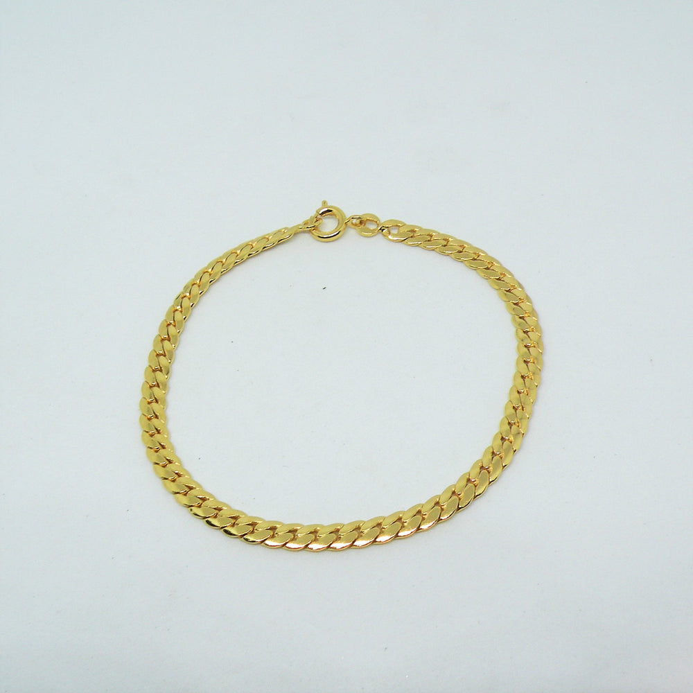 Find Armbånd, sildeben kæde, forgyldt messing, 19 cm/3,8 mm hos Beadhouse of Copenhagen i dag, med en altid hurtig levering!