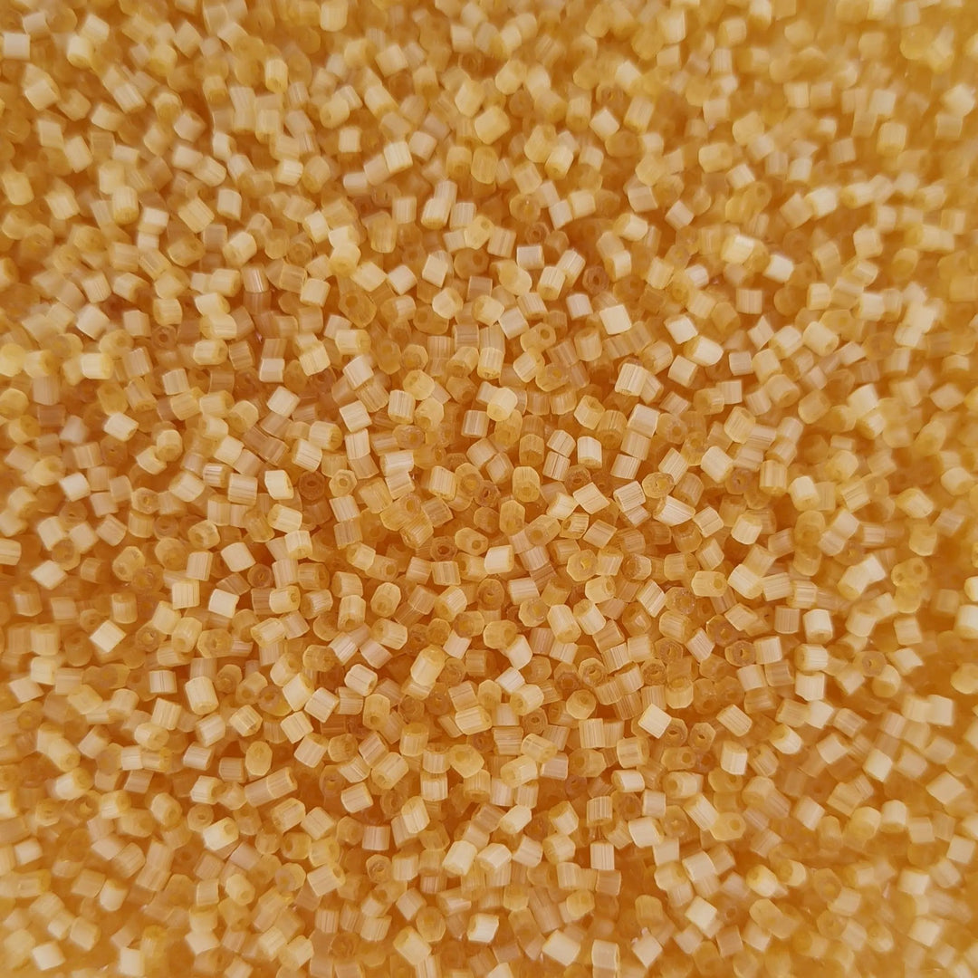 Orange glasperler, preciosa two-cut, light orange, 1,6-1,8 mm Preciosa BOC