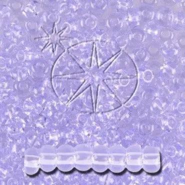 Lilla glasperler, preciosa, transparent violet, storkøb Preciosa