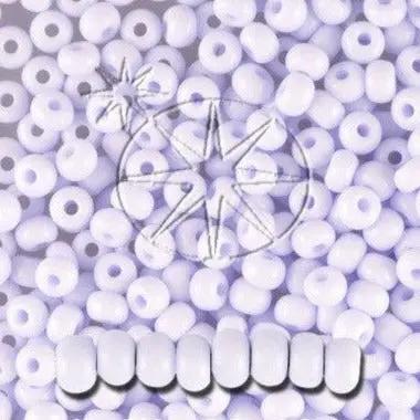 Lilla glasperler, preciosa, opaque pastel violet, storkøb Preciosa