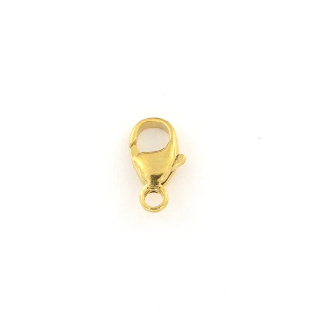 Karabin lås i forgyldt sterlingsølv, 7,8mm Fritz