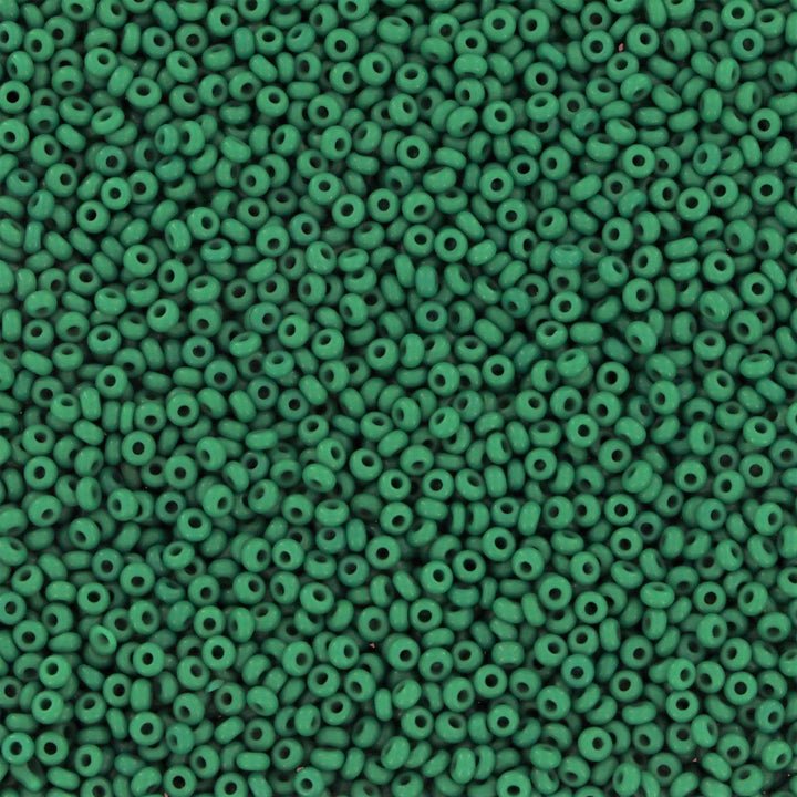 Grønne glasperler,  preciosa, natural opaque dark green, storkøb Preciosa