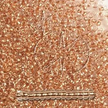 Metalliske glasperler, preciosa, copper lined crystal, storkøb Preciosa