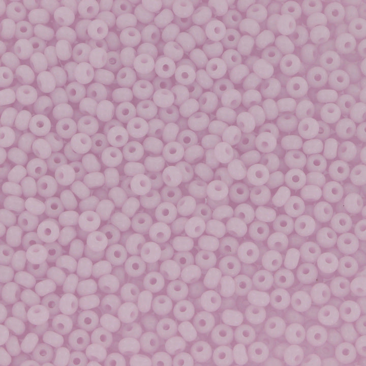Lyserøde glasperler, preciosa, opaque pink, storkøb Preciosa