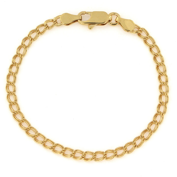 Find Armbånd, bismarck kæde, forgyldt messing,  17 cm/3,4 mm hos Beadhouse of Copenhagen i dag, med en altid hurtig levering!