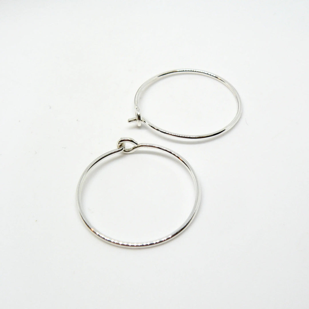 Monterings creoler i sterlingsølv, 22 mm 0,9 mm Fritz