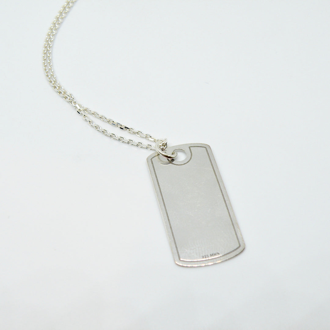 Find Vedhæng, dog tag med graveret ramme, sterlingsølv hos Beadhouse of Copenhagen i dag, med en altid hurtig levering!