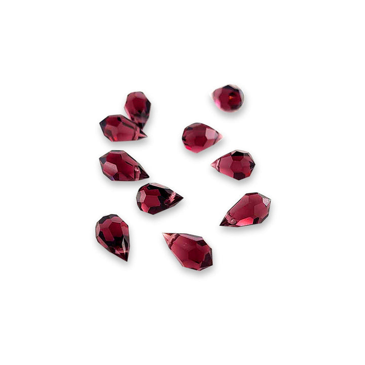 Find Lilla glasperler, preciosa crystal drops, dark amethyst, 6 x 10 mm hos Beadhouse of Copenhagen i dag, med en altid hurtig levering!