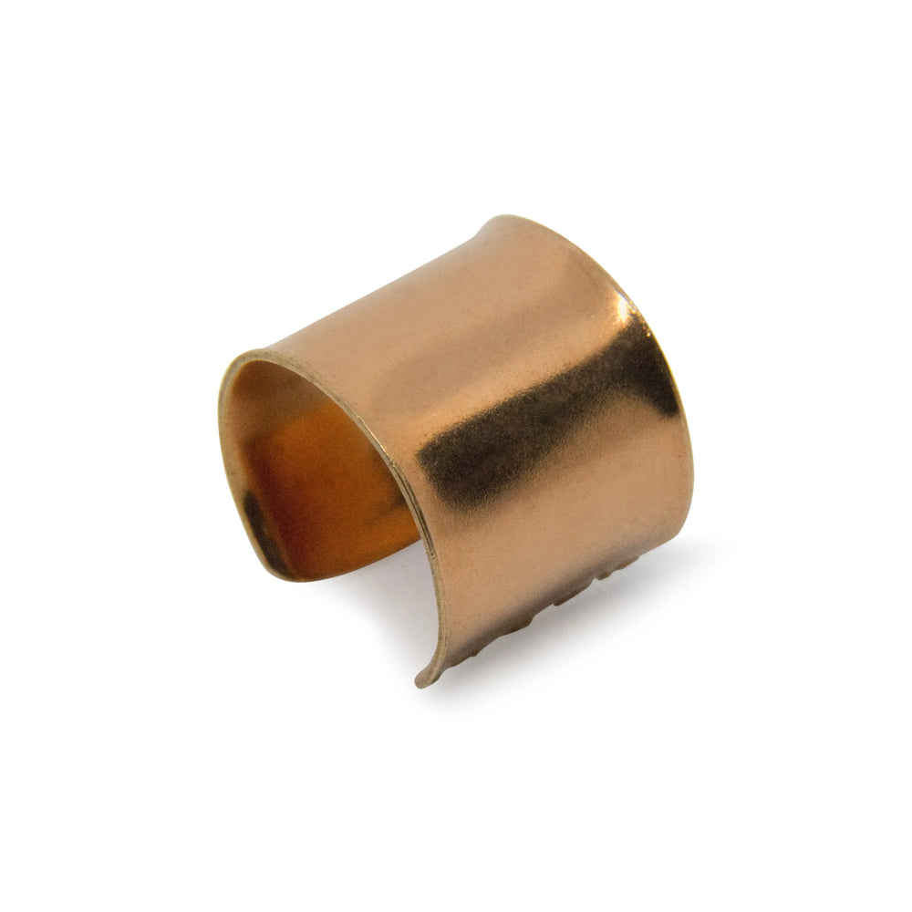 Øreringe, earcuff bred kobber, kobber Beadhouse of Copenhagen