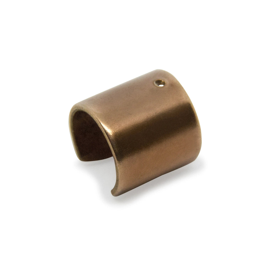 Øreringe, earcuff bred kobber med hul, kobber Beadhouse of Copenhagen