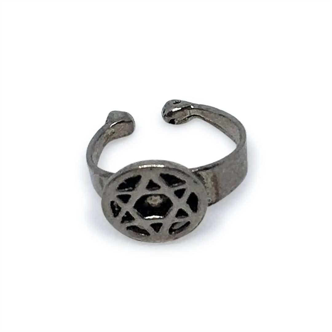 Øreringe, earcuff hexagram, sterlingsølv Beadhouse of Copenhagen