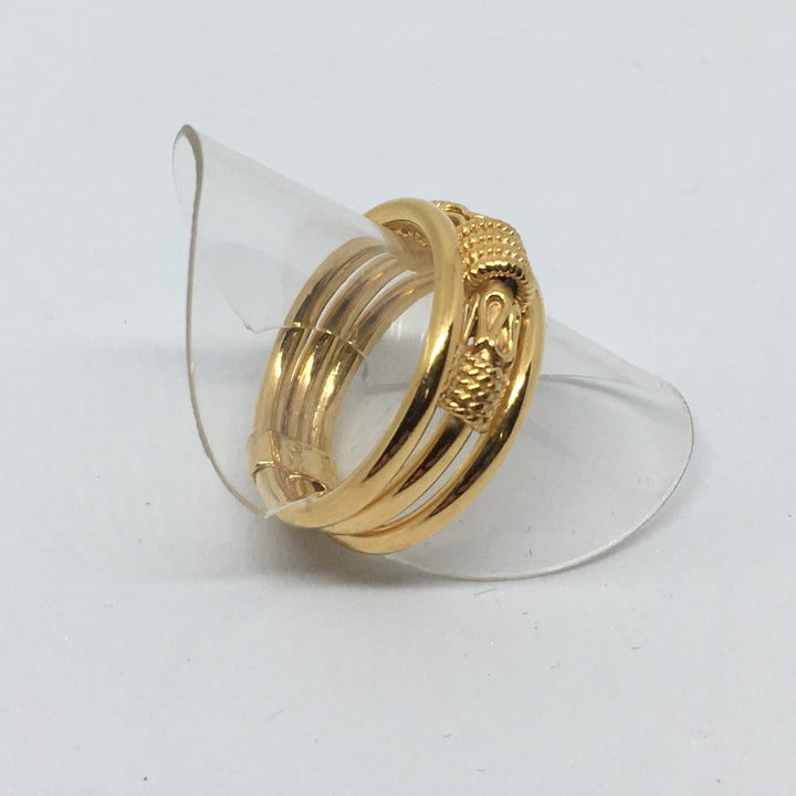 Find Fingerring, triple ring, forgyldt sterlingsølv hos Beadhouse of Copenhagen i dag, med en altid hurtig levering!