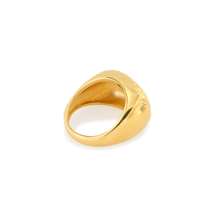 Find Fingerring, chunky rillet ring, forgyldt sterlingsølv hos Beadhouse of Copenhagen i dag, med en altid hurtig levering!