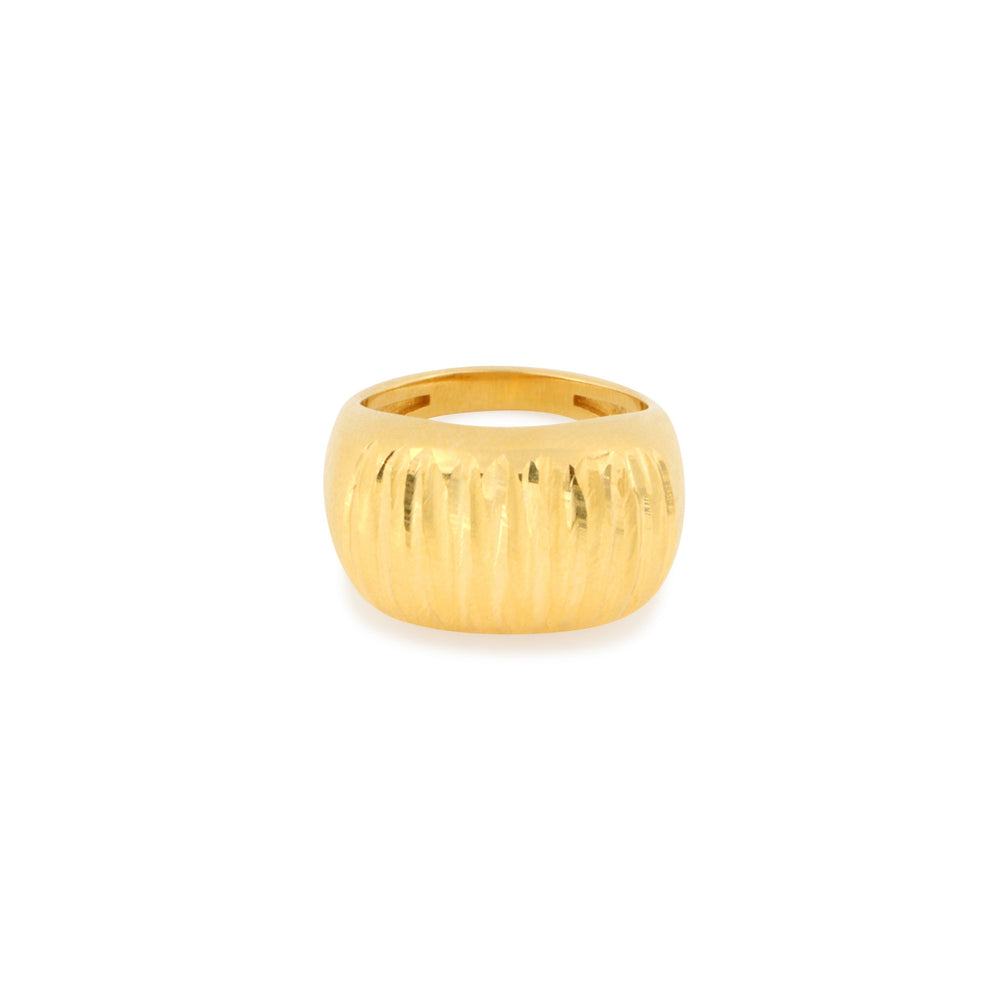 Find Fingerring, chunky rillet ring, forgyldt sterlingsølv hos Beadhouse of Copenhagen i dag, med en altid hurtig levering!