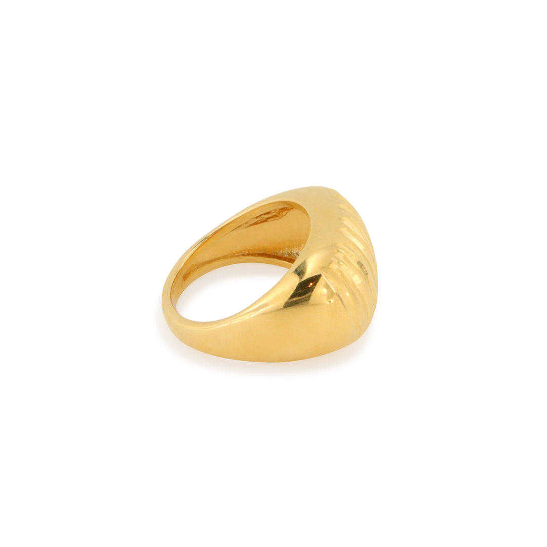 Find Fingerring, chunky rillet ring, forgyldt sterlingsølv hos Beadhouse of Copenhagen i dag, med en altid hurtig levering!