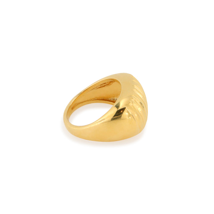 Find Fingerring, chunky rillet ring, forgyldt sterlingsølv hos Beadhouse of Copenhagen i dag, med en altid hurtig levering!