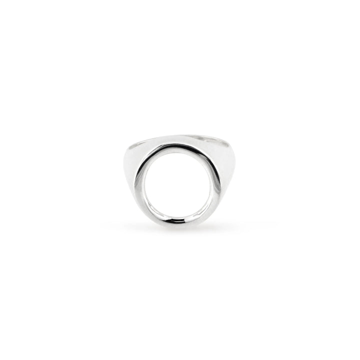 Fingerring, cirkel, forgyldt og sterlingsølv OK Silver