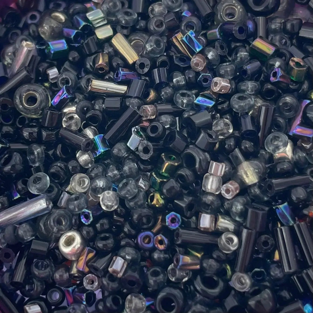 Blandede glasperler, preciosa mix, techno Preciosa BOC