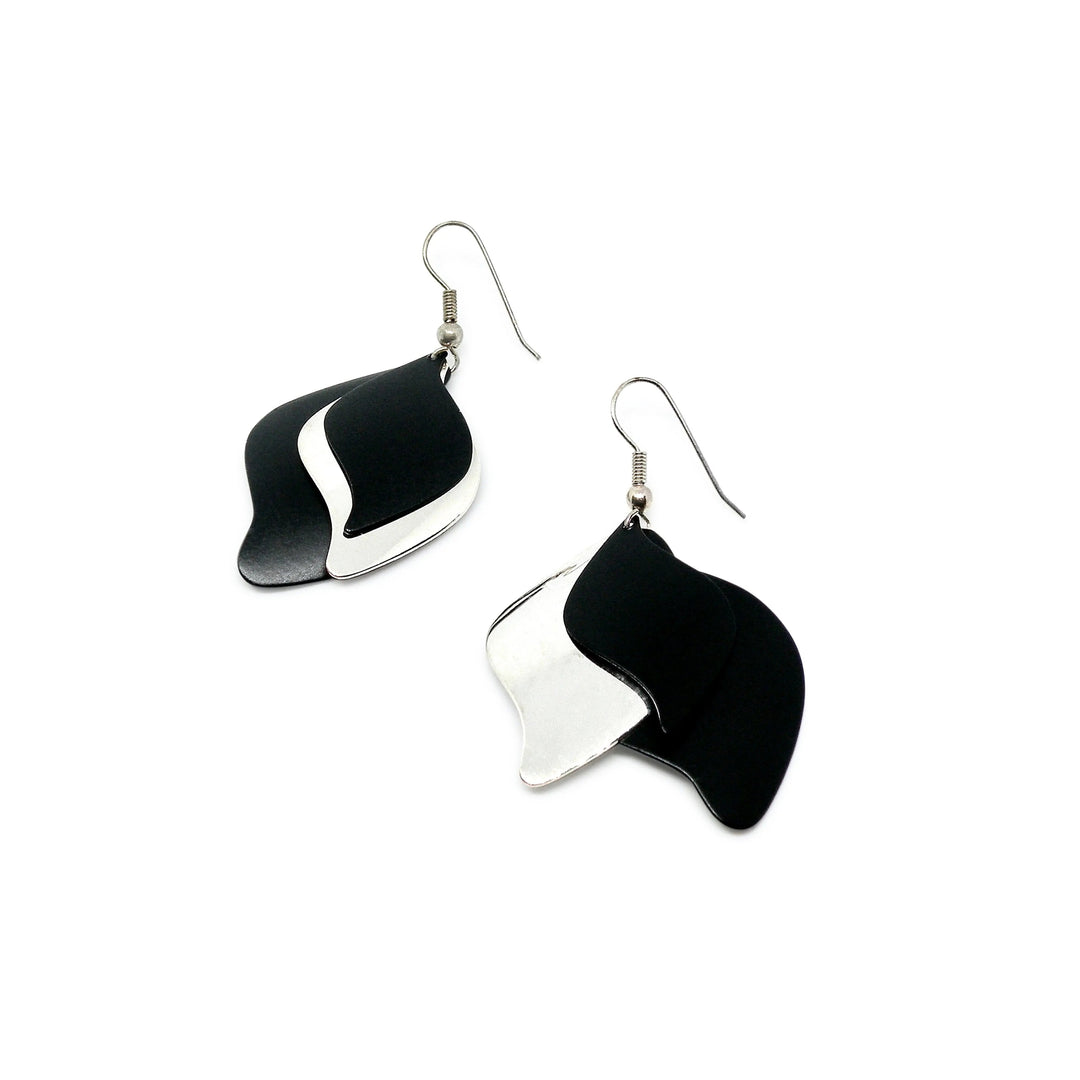 Øreringe, silhouetter, forsølvet messing Beadhouse of Copenhagen