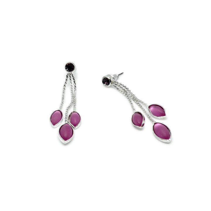 Øreringe, ørestikkere cobra kæder med motiv, forsølvet messing, 3 typer Beadhouse of Copenhagen