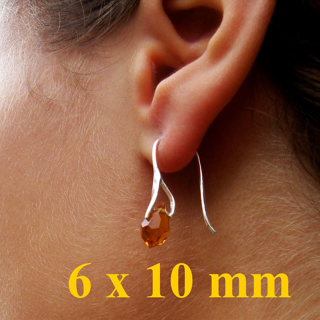 Find Øreringe, ørekrog med crystal ab crystal drops, sterlingsølv hos Beadhouse of Copenhagen i dag, med en altid hurtig levering!