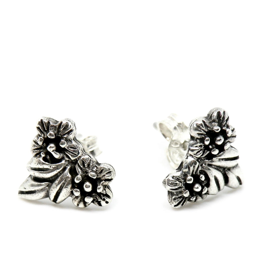 Øreringe, ørestikkere blomster, sterlingsølv, 11 mm Beadhouse of Copenhagen