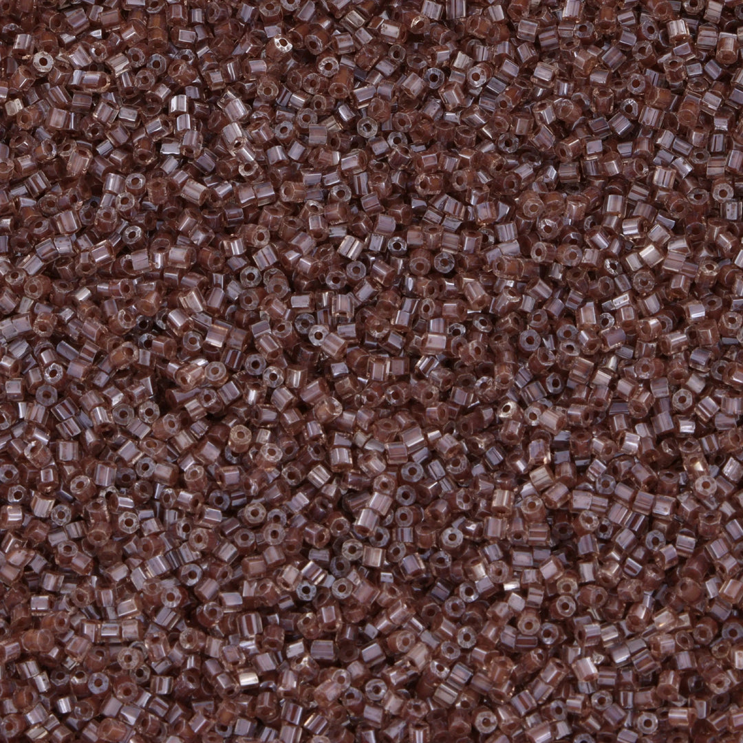 Lilla glasperler, preciosa cut bugles, brown purple, 1,6 mm Preciosa BOC