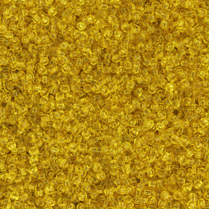 Gule glasperler,  preciosa, natural transparent yellow, storkøb Preciosa