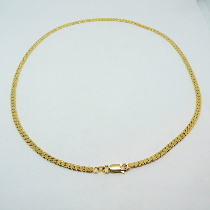 Find Halskæde, sildeben kæde, forgyldt sterlingsølv, 40, 45 cm/3,4 mm hos Beadhouse of Copenhagen i dag, med en altid hurtig levering!
