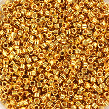 Find Guld glasperler, miyuki delica beads, 24 karat guld hos Beadhouse of Copenhagen i dag, med en altid hurtig levering!