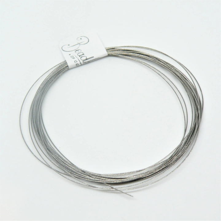 Tigerwire, japansk lys sølv, stål, 0,32 mm Tax